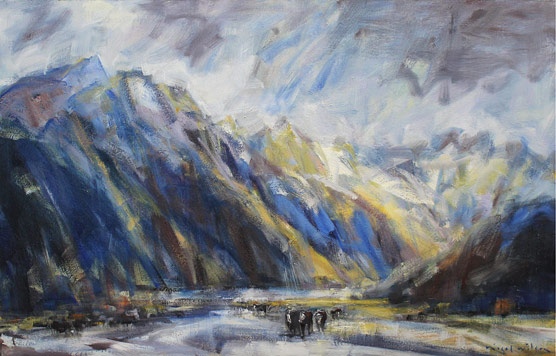 Nigel Wilson NZ contemporary landscape artist, South Island ...