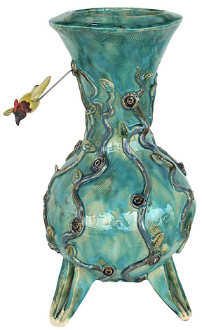 Bill Hayes nz ceramic vessels, bird